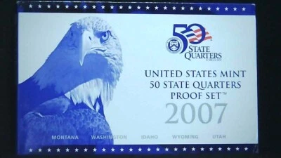 2007-S US Proof State Quarter Mint Set 5 Coins GDC Proof CN CLAD 21hct1002-4 - Image 1 of 4