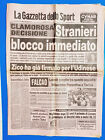Gazette Dello Sport 10 Juin 1983 Zico Signature Udinese   Record Agostino