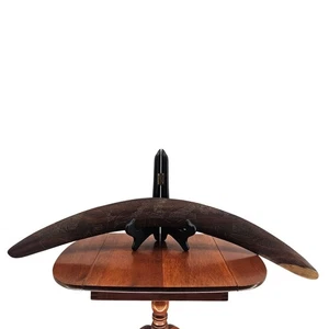 Hand Carved Wooden Boomerang Australian Aboriginal Art Hunting Tool Decor Gift - Picture 1 of 6