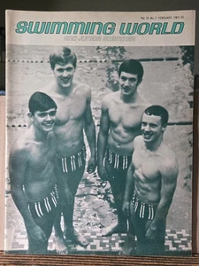 Swim World and Junior Swimmer Febrero 1969 Nº 7 Vol. 10 Revistas Vintage - Imagen 1 de 1