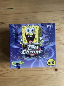 2025 Topps Chrome Sapphire Spongebob 25th Anniversary Hobby Box | Inhand NEU OVP - Bild 1 von 1