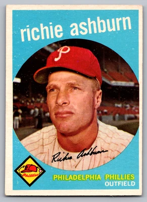 1959 TOPPS #300 RICHIE ASHBURN PHILLIES - Image 1 of 3