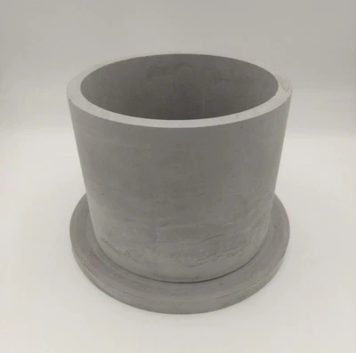 Industrial Blumentopf Untersetzer Zement Beton Pflanzkübel Schale Gefäß 15x12 cm - Bild 1 von 3