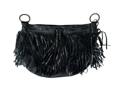 Bolso de hombro McFadin Stacy & Laurie grande de cuero con flecos occidental sin correa usado en excelente estado Foto 1 de 4