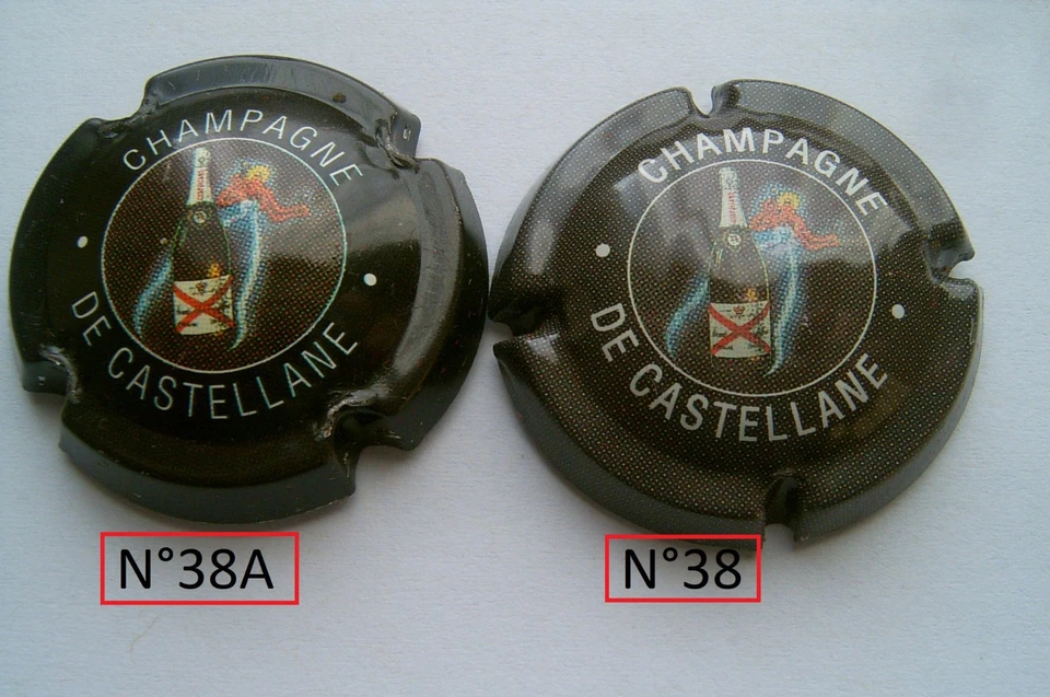 Capsules Champagne...PEU COMMUN, DE CASTELLANE  ... en l'état,  BIEN VOIR PHOTO. - Photo 1/1