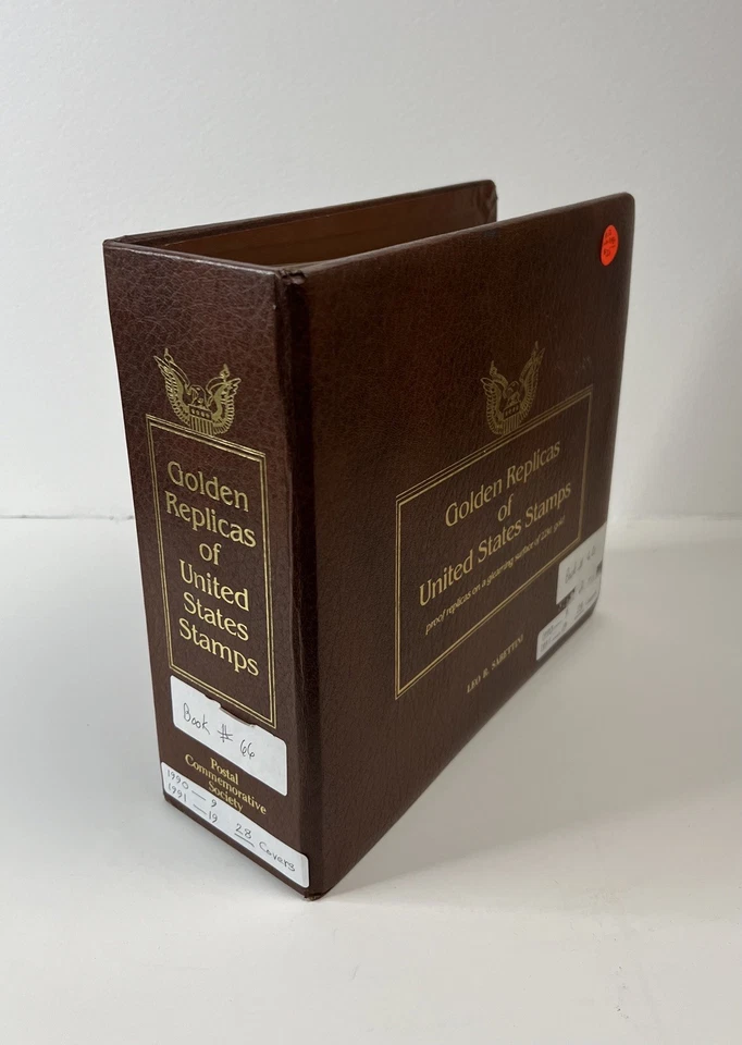 ¡Oferta! Lote de 28 estampillas de Estados Unidos réplicas de oro FDC 1990-1991 - 28 portadas en un álbum Foto 1 de 4