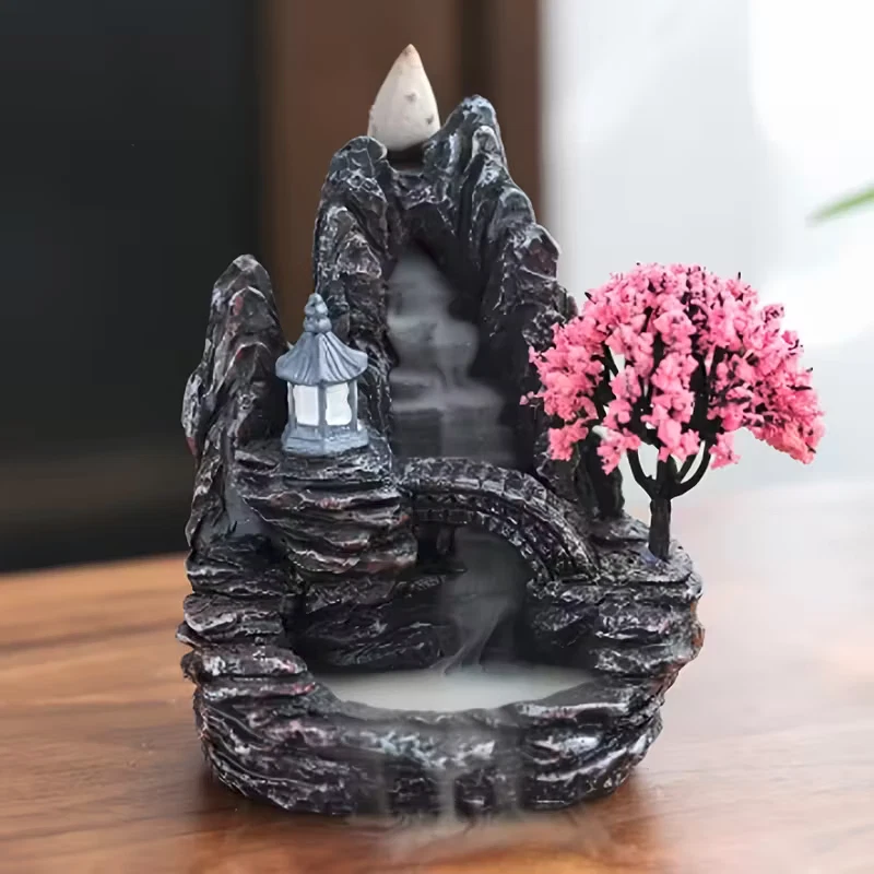 Backflow Incense Burner -  Cherry Blossom Bridge - Image 1 of 1