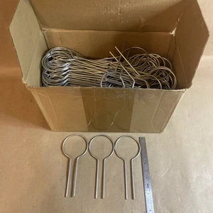 1- 5/8" Chain Link Fence Ties 12 Gauge Galvanized Steel EZ Twist Fence 250 Pcs - Picture 1 of 4