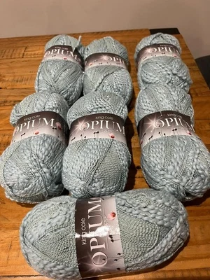 King Cole Opium yarn - Glacier (193) 7 x 100g (NEW) - Image 1 of 4