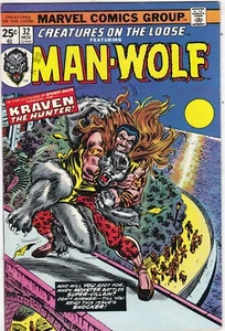 Creatures on the Loose #32 BENE Kraven il Cacciatore! Uomo-Lupo! Bronzo Marvel 1974 - Foto 1 di 2