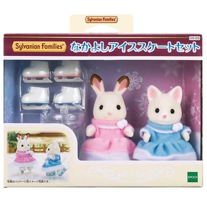 Sylvanian Families VS-3 Ice Skate Dolls Set - Epoch - Imagen 1 de 3
