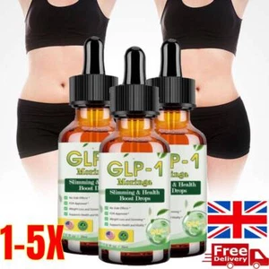 Paquete de 1 ~ 5 GLP - 1 Gotas Líquidas para Adelgazar Moringa Health Boost 30 ml | CALIENTE - Imagen 1 de 12