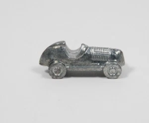Vintage Monopoly Replacement Metal Race Car Racecar Game Piece Token - Foto 1 di 4