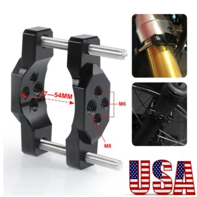 Motorcycle Headlight  Spot Light Turn Signal Holder Mount Bracket Fork Clamp US - Image 1 of 4