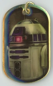 R2-D2 2015 Topps Star Wars El Despertar de la Fuerza Etiqueta de Perro Chapada en Oro Paralelo #9 - Imagen 1 de 2