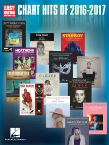 Chart Hits Of 2016-2017 Easy Guitar With Notes & Tab Book NEW! - Picture 1 of 1