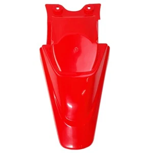 Plastic Rear Fender Red Mudguard For DRZ110 RM65 KLX110 KX65 Motorcross Pit Bike - Picture 1 of 9