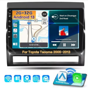 Radio estéreo de coche Android 13 GPS navegación WIFI Carplay para Toyota Tacoma 2005-2015 - Imagen 1 de 12
