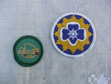 vtg 1963/74 Girl Scout Mariner Senior Interest Patch and Drawing Painting Badge
