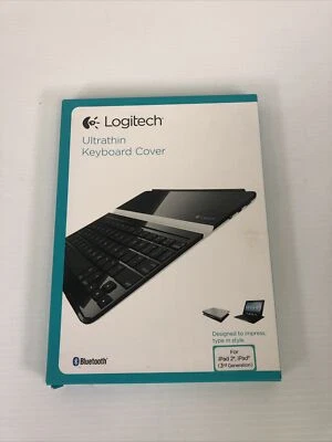 Logitech Y-R0032 Black Bluetooth Wireless Ultrathin Keyboard Cover - Image 1 of 2