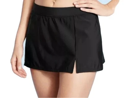 Falda de natación verde agua para mujer negra talla grande 16W/18W con calzoncillo incorporado nueva con etiquetas Foto 1 de 4