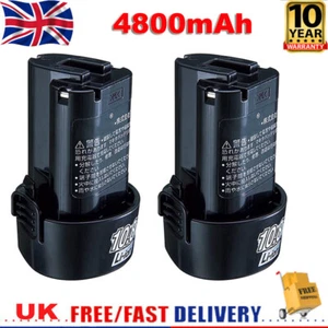 2PK BL1014 For Makita BL1013 10.8 V Li-ion 4.8 Ah Battery TD090D DF030D LCT203W - Picture 1 of 12