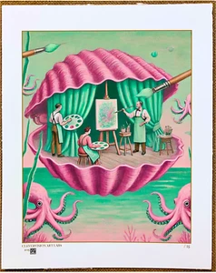 Surreal Urban Street Art Lowbrow SIGNED LTD ED ART Print CleverVision Art Labs - Picture 1 of 1