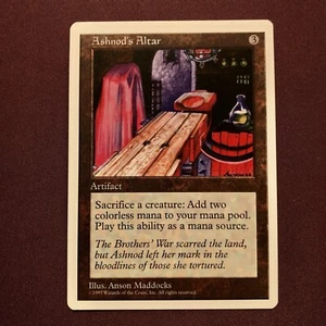 MTG ~ Altare di Ashnod ~ Quinta 5a edizione 5ED ~ 1997 ~ artefatto ~ LP - Foto 1 di 8