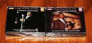 CD LOT: THE WORLD OF FRANK SINATRA & NAT KING COLE: NEW & SEALED - Picture 1 of 2
