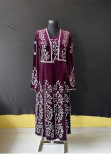Traditional Vintage Purple Velvet Bindallı, Turkish Ethnic Folklore Wedding - Picture 1 of 10