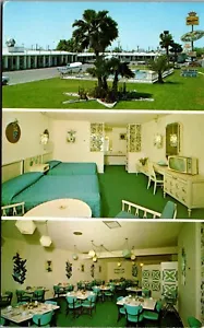 Vintage Postcard Retro Space Age Lodge Coffee Shop Gila Bend AZ TV ~ Motel - Picture 1 of 3