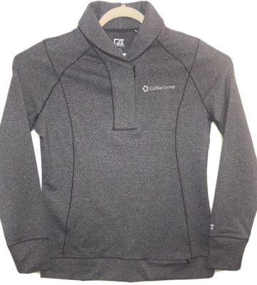 CUTTER &BUCK CB DRYTEC СЕРЫЙ L/S ЖЕНЩИН ПОЛИЭСТЕР ВЕРХНИЙ РАЗМЕР M ПУЛОВЕР ЭЛАСТИЧНОЙ - Изображение 1 из 4