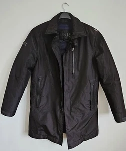 Idris Elba Director Down Sport Trench Jacket black with removable liner XL rare - Picture 1 of 23