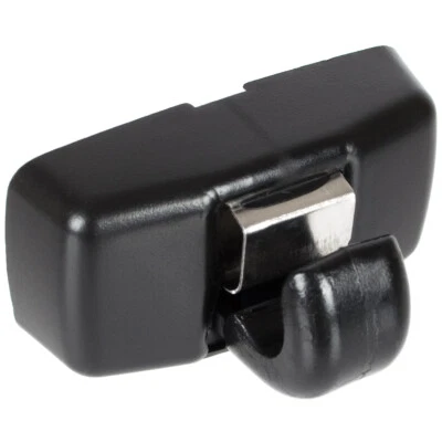 GANCIO VISIERA PARASOLE NERO PER AUDI A2 8Z A3 8L A4 B5 B6 B7 A5 8T A8 D2 D3 D4 - Immagine 1 di 2
