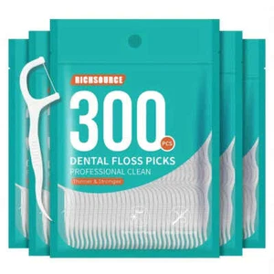 300 bastoncini filo interdentale arpa dentale raccogli denti cura placca orale - Foto 1 di 12