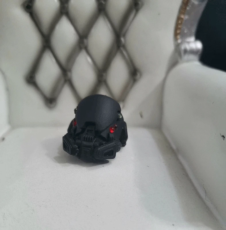 1/12 Scale Gas Mask Respirator for 6" Action Figures, Soldier Model Accessory - Image 1 of 4