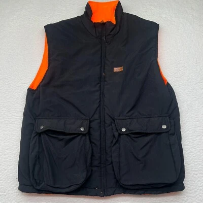 Chaleco acolchado Woolrich para hombre negro talla mediana sin mangas Foto 1 de 4