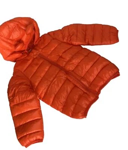 New Puffer Winter Coat With Hood and Cute Ears Toddler Size 2T (unisex) (orange) - Picture 1 of 7