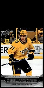 2023-24 Upper Deck Debut Dates Silver Luke Evangelista #DD-3 - - Picture 1 of 2