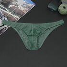 Lowrise Men's Underpants Seethrough Pouch Underwear In Breathable Ice Silk