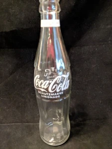 Circa 1980s COCA COLA BOTTLE FROM Germany.Schutzmarke Limonade - Picture 1 of 3