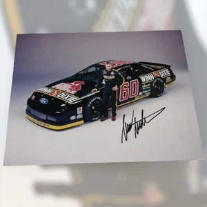 Mark Martin #60 WINN DIXIE RACING 1992 FORD THUNDERBIRD NASCAR HOF signed photo - Picture 1 of 2