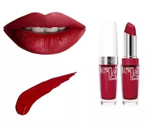 Maybelline Superstay 14hr Long Lasting Lip Color Lipstick 510 Non Stop Red New - Picture 1 of 9