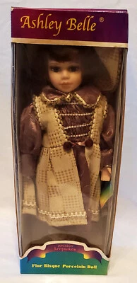 Ashley Belle Porcelain Keepsakes Fine Bisque Porcelain Doll Limited Edition  - Image 1 of 4