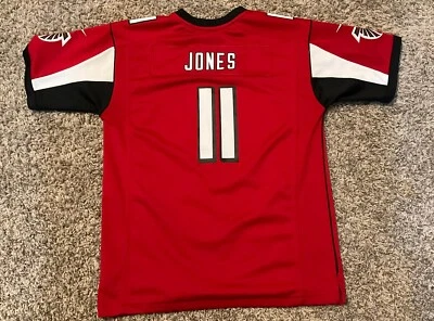 Camiseta de fútbol americano juvenil Atlanta Falcons Nike NFL Julio Jones #11 XL 18/20 roja para niños Foto 1 de 3
