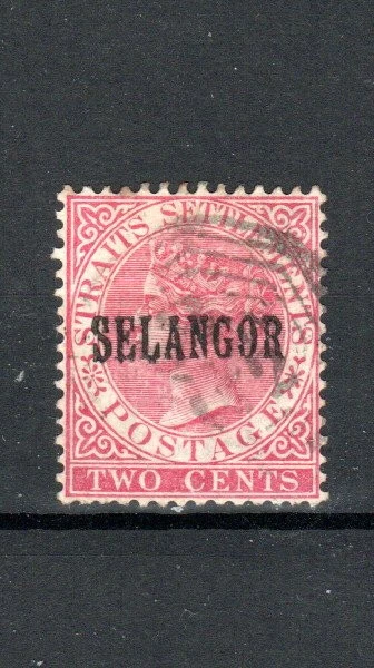 马来西亚 - 雪兰莪州 1885 - 91 2c 淡玫瑰海峡定居点选择 SG 33 FU — 第 1/1 张图片