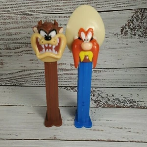 Looney Tunes Taz Yosemite Sam Vintage Pez Dispenser - Picture 1 of 4