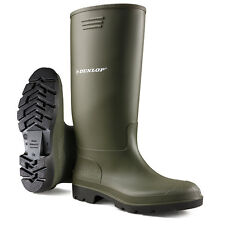 DUNLOP 380VP Waterproof Non Safety Wellington Boots - GREEN