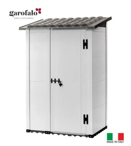 CASETTA DA GIARDINO URBAN 100 1 PORTA DECENTRATA, 139X95X201 CM - GAROFALO - Foto 1 di 5