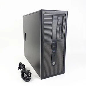 HP EliteDesk 800 G1 TWR Desktop i5-4570 3.20GHz 4GB RAM 500GB HDD DVD Win 10 Pro - Picture 1 of 18
